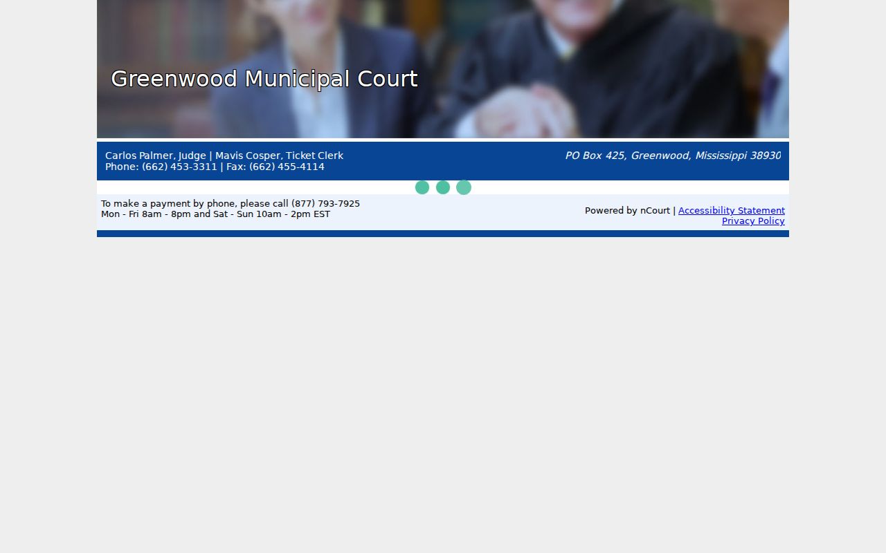 Greenwood court docket GreenwoodTickets payment route