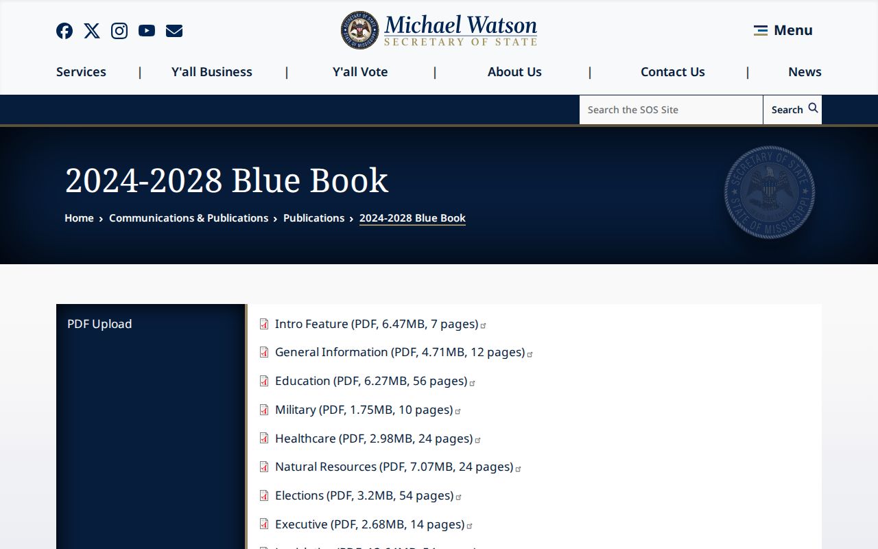 Itta Bena court docket Mississippi Blue Book historical directory source