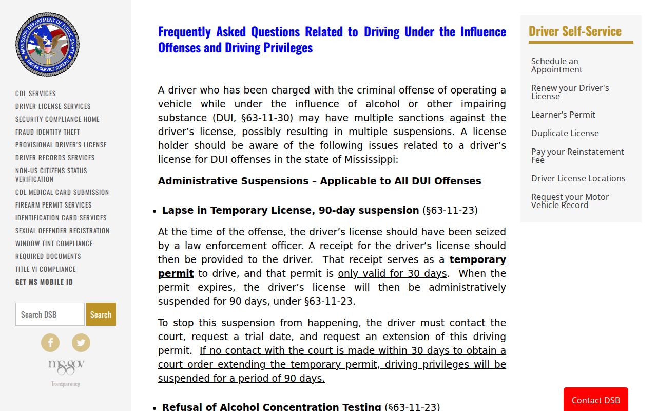 Leflore County traffic tickets reference to court-to-DPS documentation information
